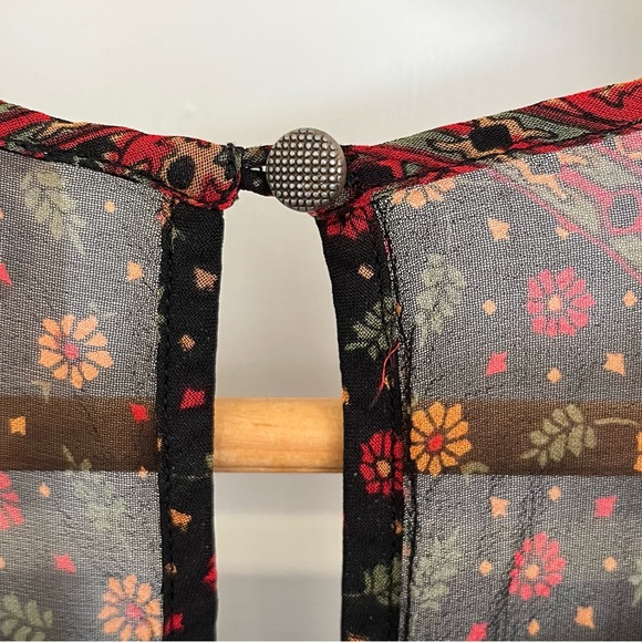 Akemi Kin Embroidered Beaded Boho Tunic Dress - Picture 10 of 16